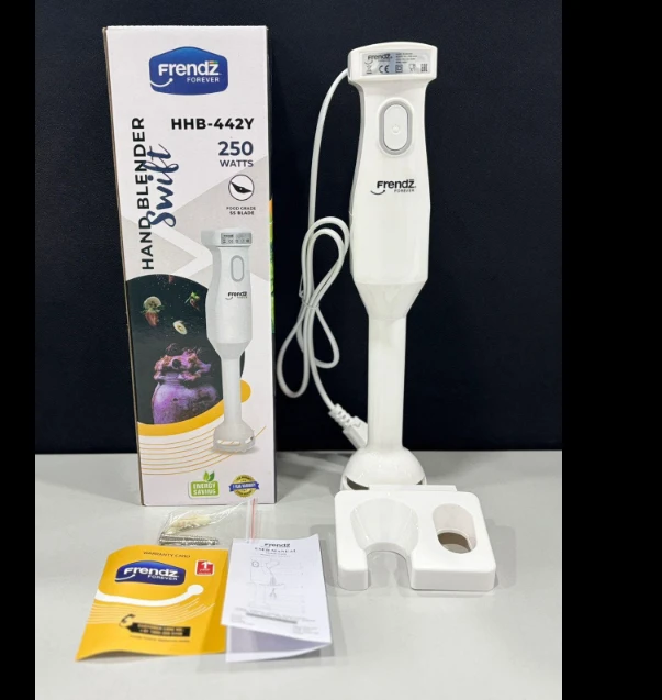 FRENDZ Frendz Swift HHB-442Y Electric Hand Blender | 250W Silent DC Motor