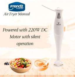 FRENDZ Frendz Swift HHB-442Y Electric Hand Blender | 250W Silent DC Motor