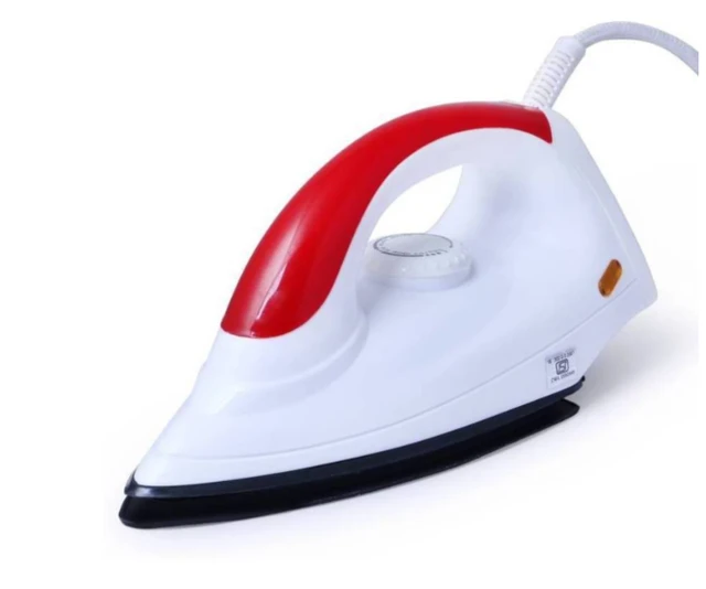 FRENDZ Frendz Forever Zooper FX-1 Dry Electric Iron (750W, White & Red)