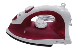 BAJAJ MX 4 Neo Steam Iron | 1250W | Non-Stick Soleplate | 1250 W Steam Iron (Maroon, White)