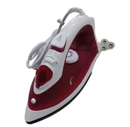 BAJAJ MX 4 Neo Steam Iron | 1250W | Non-Stick Soleplate | 1250 W Steam Iron (Maroon, White)