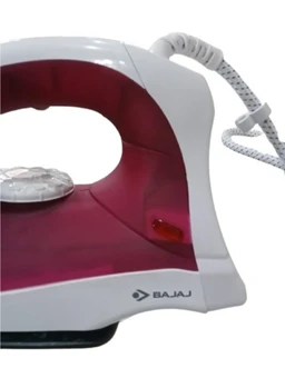 BAJAJ MX 4 Neo Steam Iron | 1250W | Non-Stick Soleplate | 1250 W Steam Iron (Maroon, White)