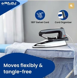 BAJAJ DX 2 Black 600 W Dry Iron (Black)