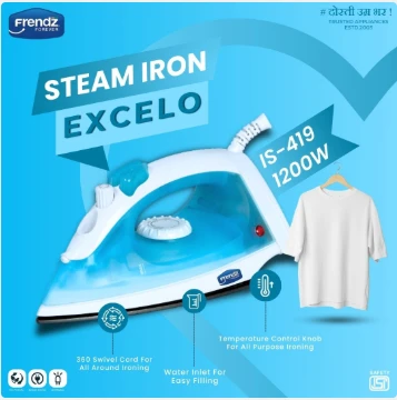 FRENDZ Frendz Forever IS-419 1200 Watt (Blue) 1200 W Steam Iron (Blue)