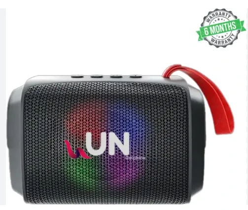 UBON Ubon DELHI-6 SP-56 10W v5.3 Wireless Speaker with Hanging Strap & RGB Lights (BLACK)
