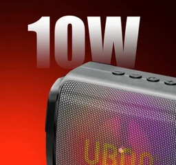 UBON 10W Bluetooth Speaker | 10hrs Playtime | RGB Lights SP-43| BT v5.3 | TF, AUX & USB Playback