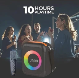 UBON S61 Sound Star Bluetooth Laptop/Desktop Speaker (Black, 2.1 Channel)