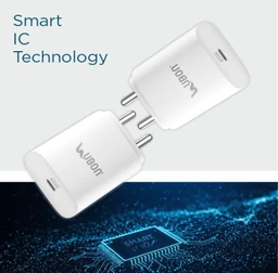 UBON Ubon CH33 45W Type-C Port 3A Superfast Wall Charger, PD Technology, Supports MacBook, Type-C Laptops, iPhone, Samsung, OnePlus etc (White)