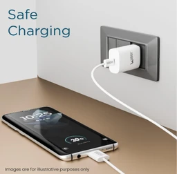 UBON Ubon CH33 45W Type-C Port 3A Superfast Wall Charger, PD Technology, Supports MacBook, Type-C Laptops, iPhone, Samsung, OnePlus etc (White)