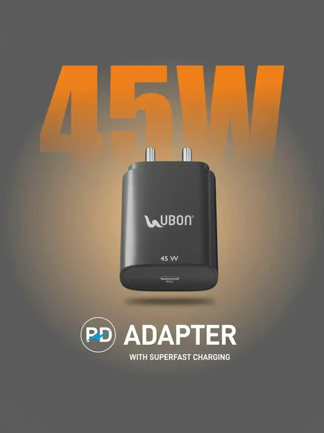 UBON 45W PD ADAPTER CH-33 - BLACK