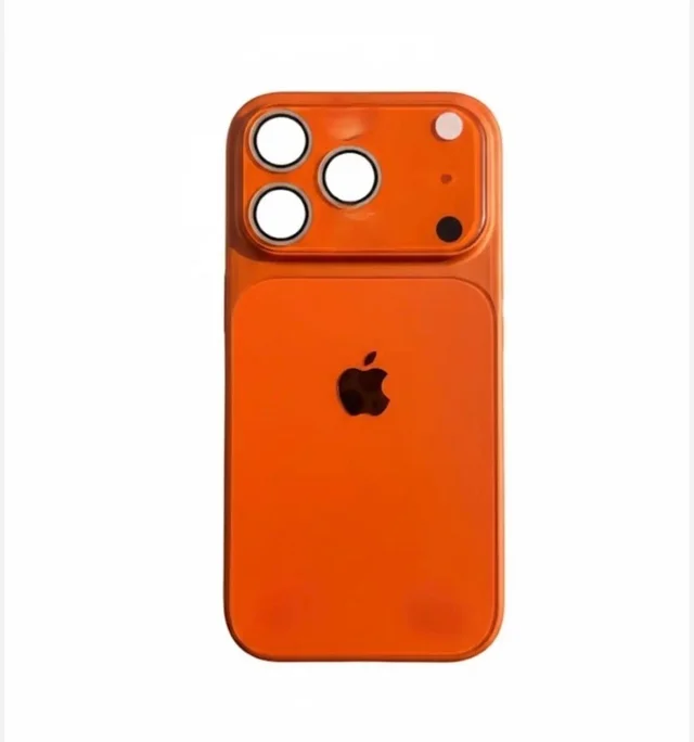 HRK iPhone 15 Pro MAX Case / Cover with Full Camera - ORANGE