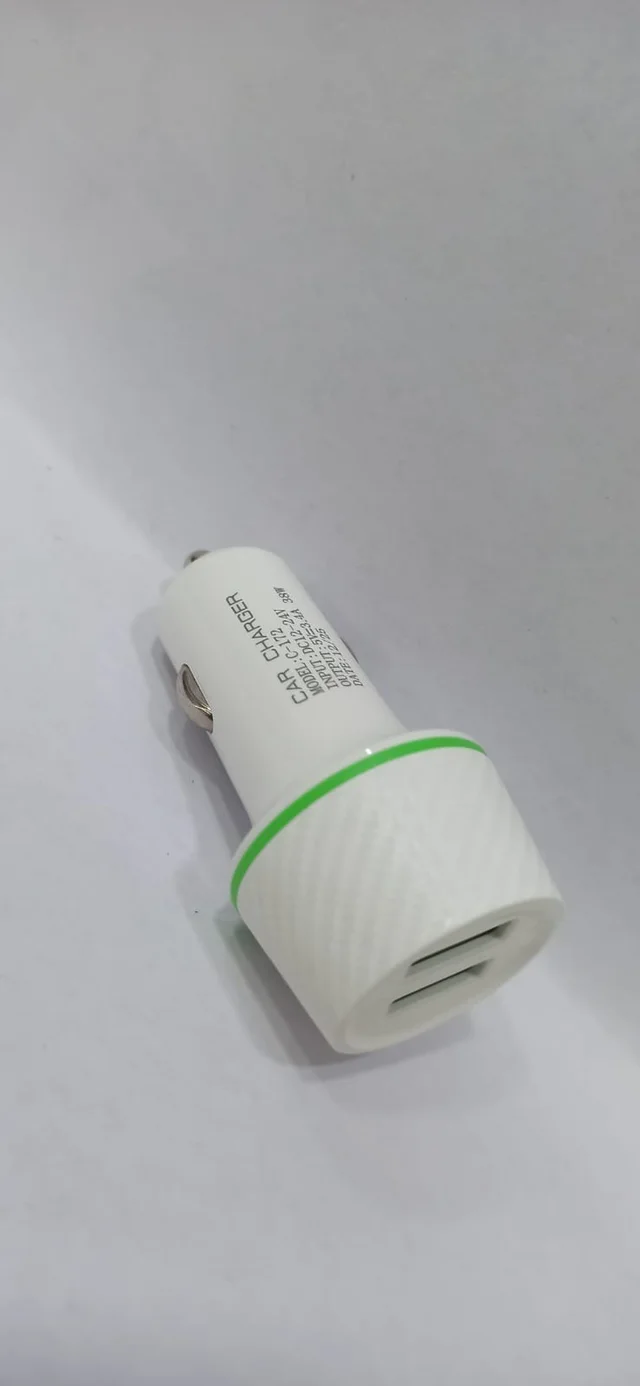 Tyvon C-172 Type-C Dual USB Fast Car Charger, Compatible with C-Type and Micro USB Port