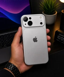 HRK iPhone 15 ORANGE MOBILE Case / Cover - SILVER
