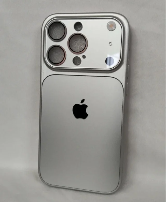 HRK iPhone 16 Pro MAX Case / Cover with Full Camera & Lens Protection - SILVER