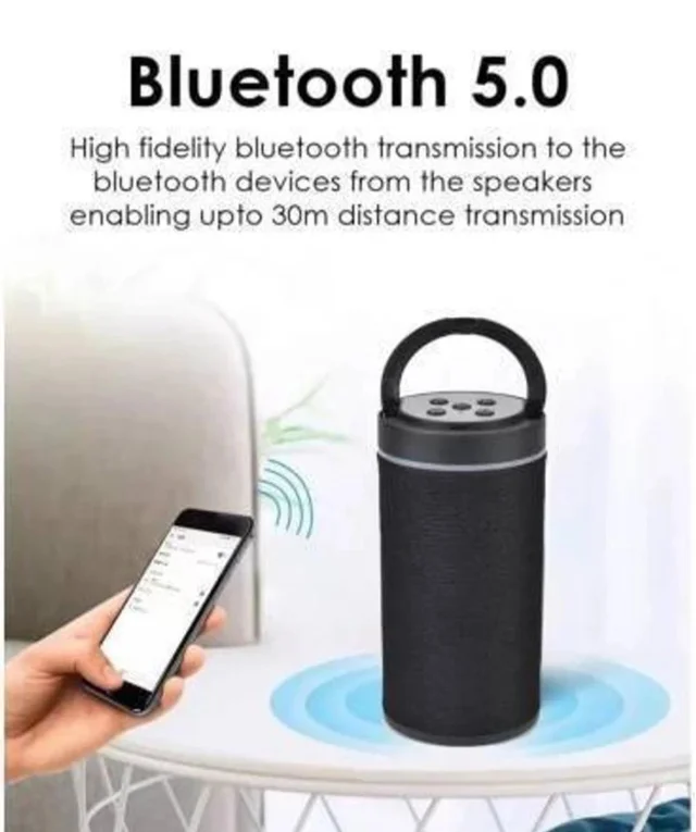 MZ TG-113 (Portable Bluetooth Speaker) Dynamic Thunder Sound with High Bass 10 W Bluetooth Speaker (Black, Stereo Channel)
