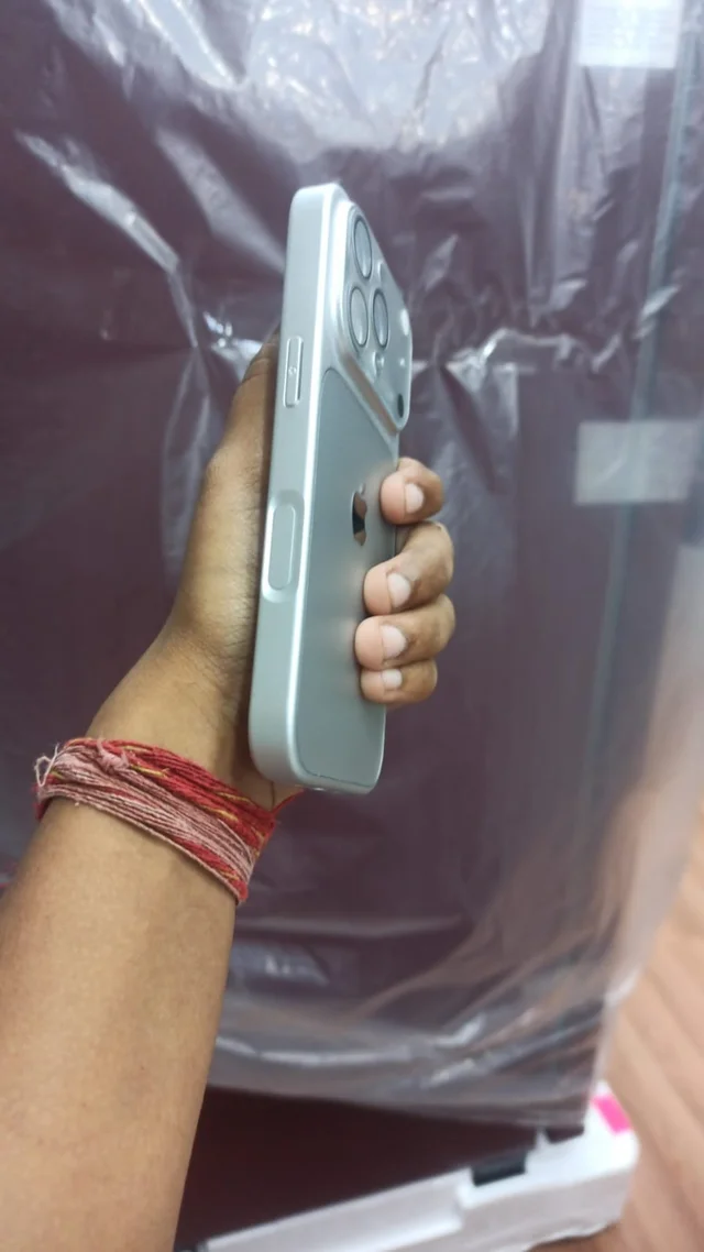 HRK IPHONE 12 PRO ORANGE MOBILE COVER - SILVER
