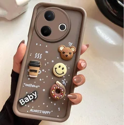 HRK VIVO Y39 MOBILE BACK COVER - BROWN