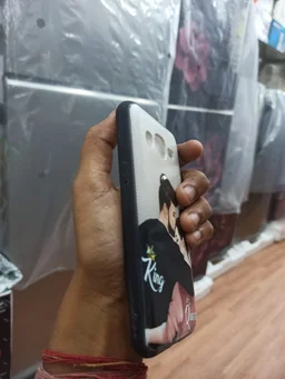 HRK Samsung J2 king and queen Wooden Back Cover