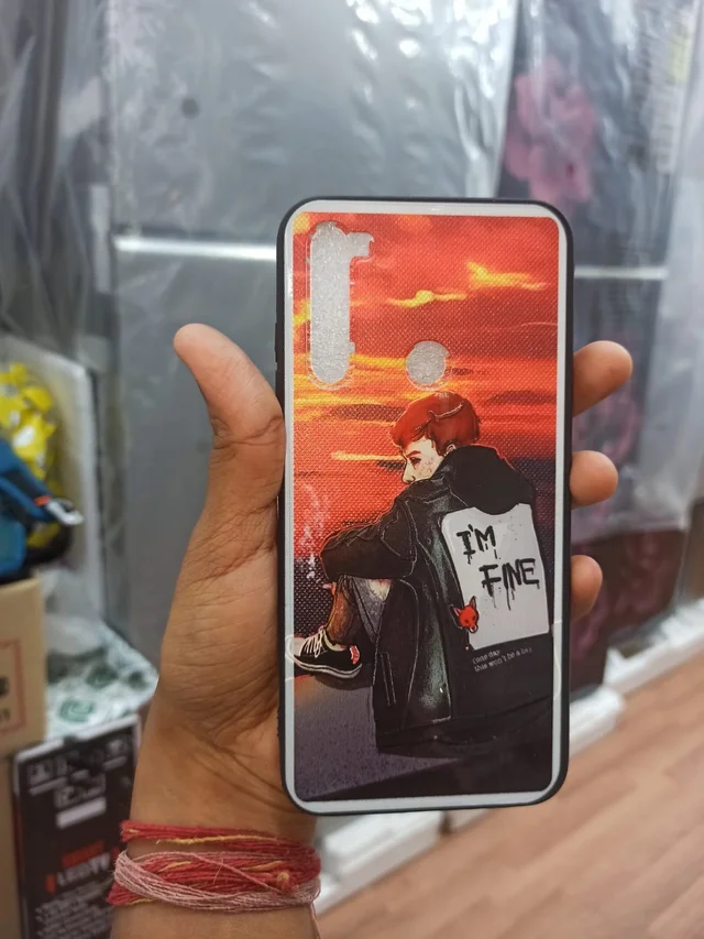 HRK Redmi Note 8 Back Cover (Multicolor, Grip Case, Silicon, Pack of: 1)