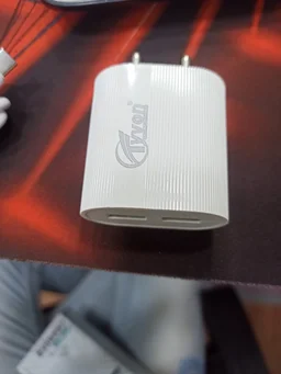 TYVON DUAL USB CHARGER TYPE-C TY-349 FULL SPEED CHARGER WITH CABLE