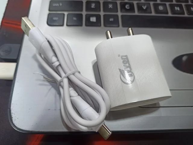 TYVON DUAL USB CHARGER TYPE-C TY-349 FULL SPEED CHARGER WITH CABLE