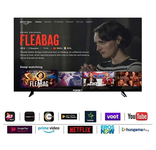 FOXSKY 109CM (43 INCH) FULL HD SMART LED TV - BLACK