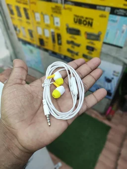 TYVON STEREO BASS 3.5MM JACK WIRED EARPHONES - WHITE