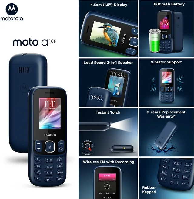 MOTOROLA A10E - DARK BLUE
