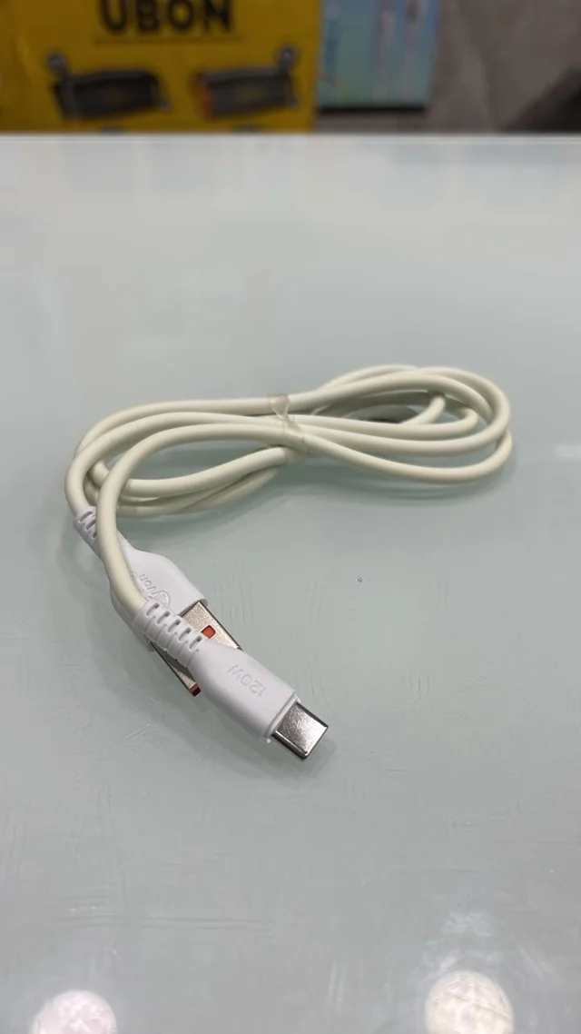 TYVON CHARGE THE WIRE QUICKLY USB-A TO C CABLE CB-326 - WHITE
