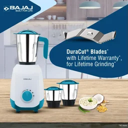 BAJAJ Notch 500 W Mixer Grinder - FRENCH BLUE