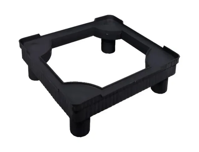 REFRIGERATOR CHOWKI FOR SINGLE DOOR - BLACK