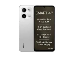 LAVA SMART 4 PLUS 4/64GB HIMALYAN SILVER - HIMALYAN SILVER