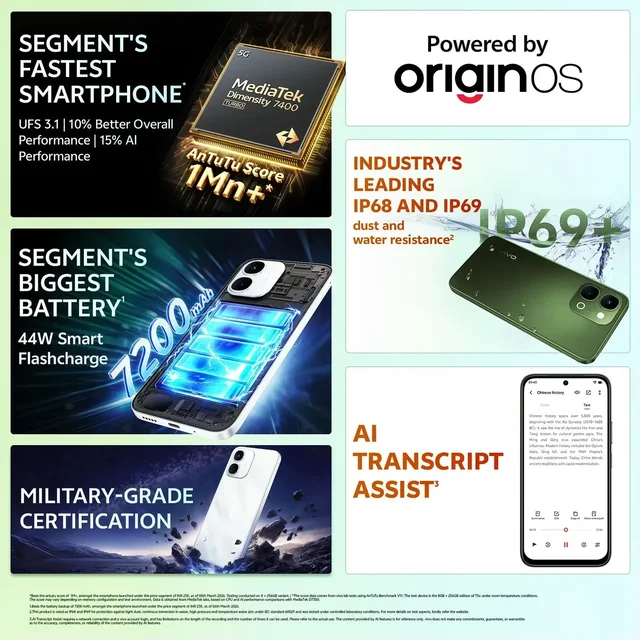 VIVO T5X 6/128GB CYBER GREEN - CYBER GREEN
