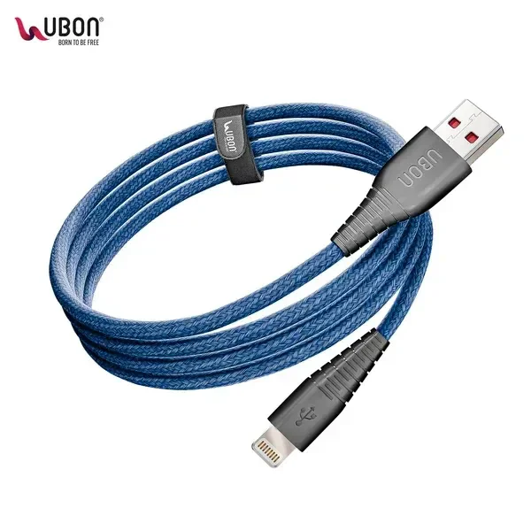UBON 20W IPHONE LIGHTNING CABLE WR-470 - WHITE