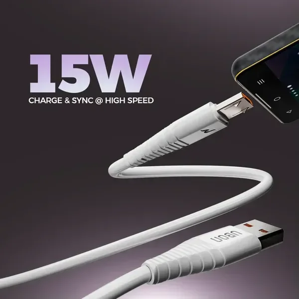 UBON 15W V8 CABLE WR-550 - WHITE