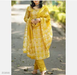 Yellow Batik Print - Yellow, xl