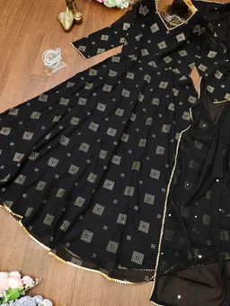 Black Beauty Gown - Black, XXL