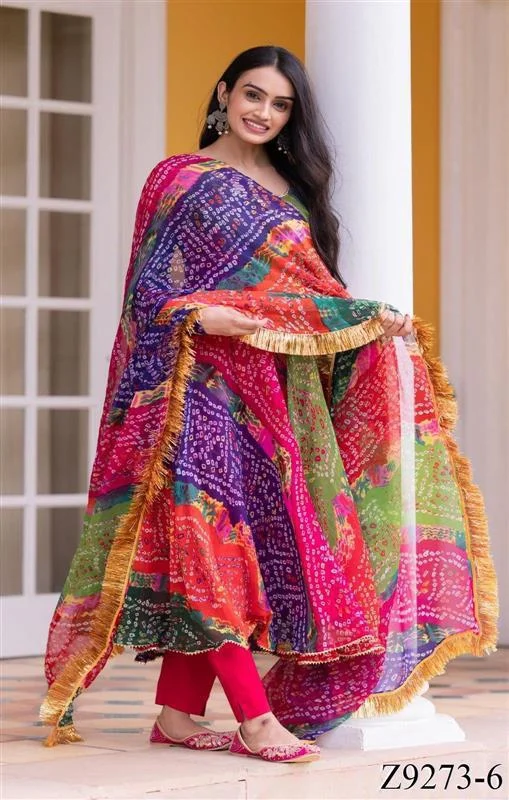 Bhandhani Gown - XL