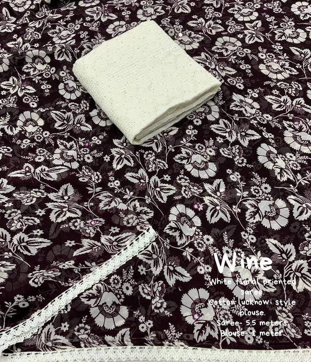 Soft Printed Saree - Clairvoyant