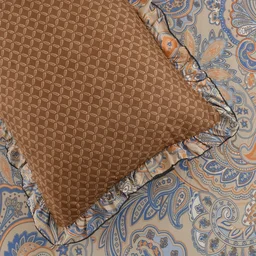 MORADO Morado 5 Pcs Frill Cushion Cover Set 16x16 Inches – Royal Paisley
