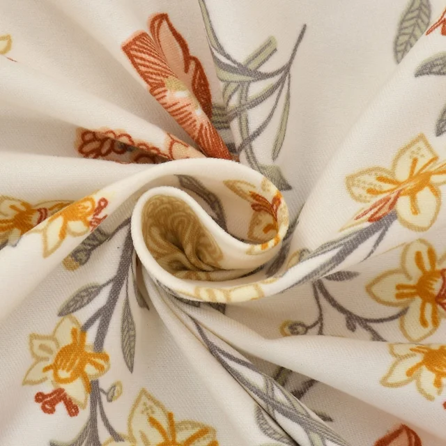 MORADO Morado 5 Pcs Frill Cushion Cover Set 16x16 Inches – Sunny Flora Floral Print