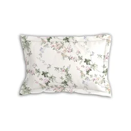 Morado MORADO Premium Glace Cotton Single Fitted Bedsheet With 1 King Size Pillow Cover (36x72x8 Inches)-White - 36x72x8 inches