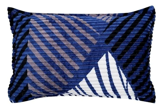 MORADO 190 GSM Flannel Super Soft Warm Elastic Fitted Single Bed Bedsheet with 1 Pillow Covers for Winters - 36x72x8 Inches, Mocha - Blue