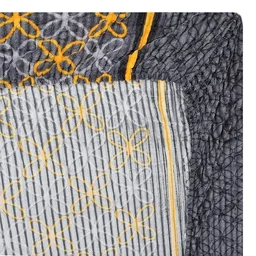 MORADO 190 GSM Flannel Super Soft Warm Elastic Fitted Single Bed Bedsheet with 1 Pillow Covers for Winters - 36x72x8 Inches, Dark Grey - Dark Grey