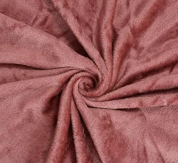 MORADO 190 GSM Flannel Super Soft Warm Elastic Fitted Single Bed Bedsheet with 1 Pillow Covers for Winters - 36x72x8 Inches, Mocha - Mocha