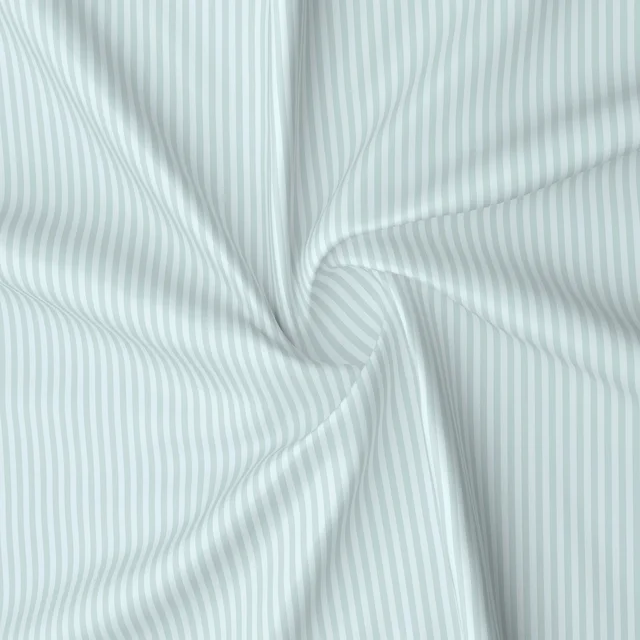 MORADO Glace Cotton Plain Stripe Single Duvet Cover 60x90 Inches | Soft, Breathable & Durable Cotton Duvet Cover for Single Bed(Lightgrey))