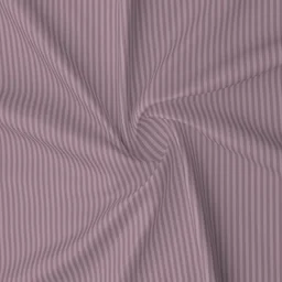 MORADO Premium Glace Cotton Stripe Double Fitted Bedsheet With 2 Pillow Covers for Home/Hotels/Guest House (72x78x8) Inches-Mauve