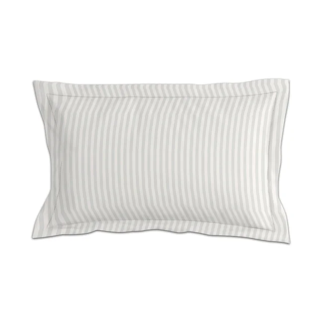 MORADO Premium Glace Cotton Stripe Single Flat Bedsheet With 1 Pillow Cover for Home/Hotels/Guest House (60x90 Inches)-Ivory