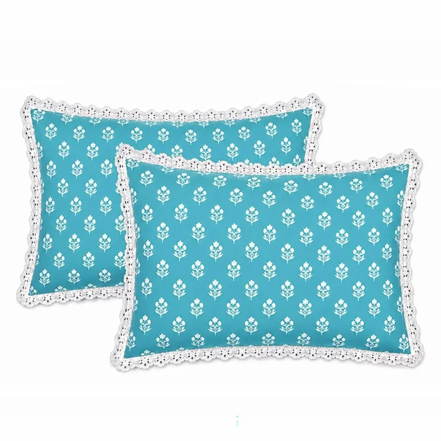 MORADO DBS FLAT AQUA FLORAL WHITE LACE
