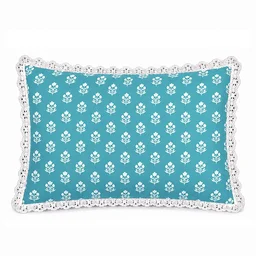 MARADO SBS FLAT AQUA FLORAL WHITE LACE